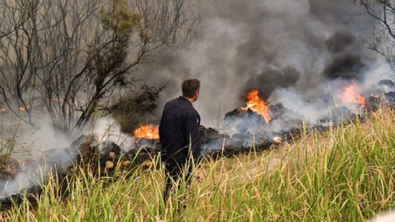 Φωτιά σε χαμηλή βλάστηση στο Νέο Ικόνιο Περάματος