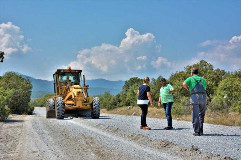 Έργα αγροτικής οδοποιίας στην Περιφερειακή Ενότητα Πιερίας