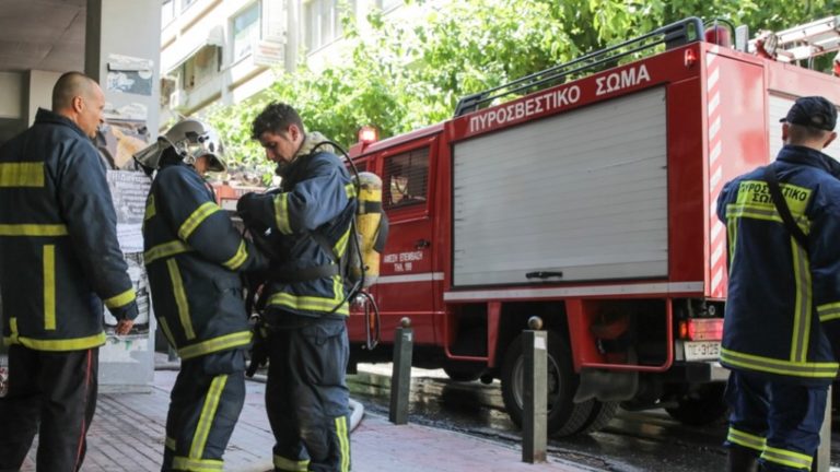 Πυρκαγιά σε πολυκατοικία στην Κυψέλη