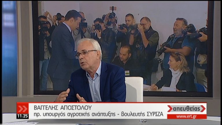 Βαγγέλης Αποστόλου: Το 2019 δεν θα περικοπούν οι συντάξεις (video)