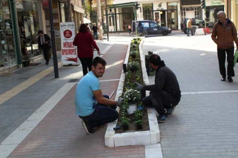 Νέο δίκτυο πεζοδρόμων και ποδηλατοδρόμων στην Λάρισα