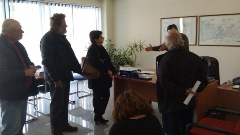 Διαμαρτυρία αγροτών στον ΟΠΕΚΕΠΕ