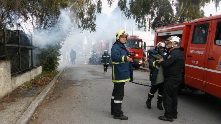 Ηράκλειο: Πυρκαγιά σε διαμέρισμα στα Καμίνια