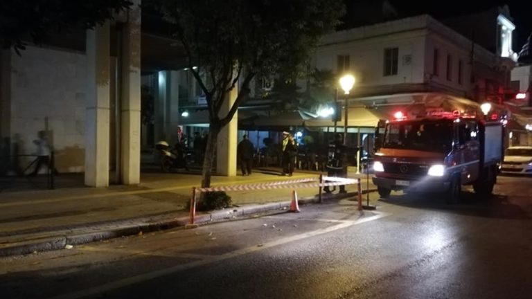 Καβάλα: Κουκουλοφόροι έριξαν γκαζάκια σε Τράπεζα