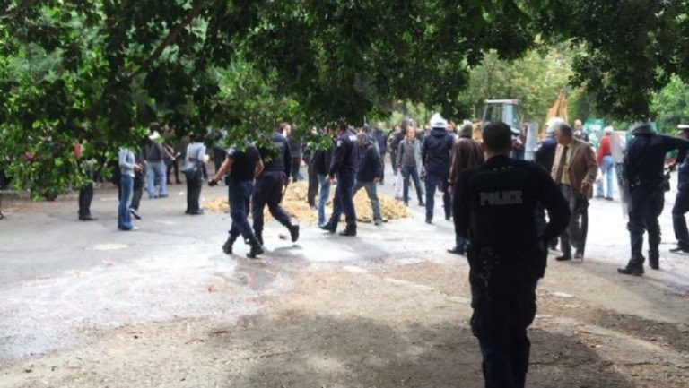 Ένταση στο πάρκο Γεωργιάδη – ξεκινά η ανάπλαση