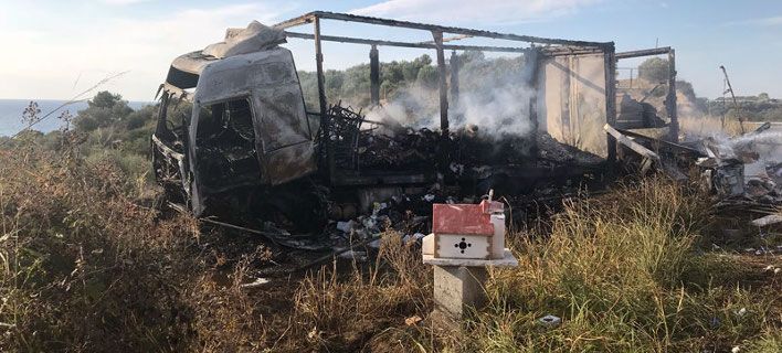 Τραγωδία: 11 άνθρωποι κάηκαν ζωντανοί στην εθνική Καβάλας- Θεσσαλονίκης