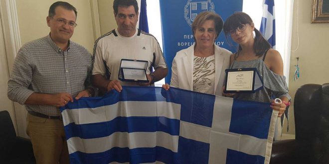 Συνάντηση Όλγας Φιάσκας με Χ.Καλογήρου