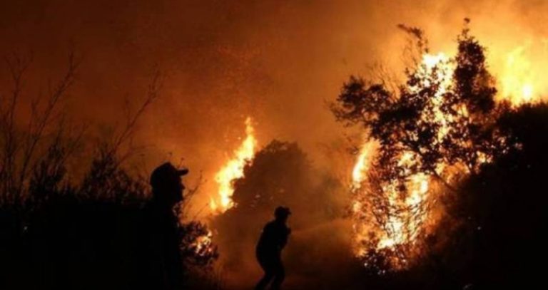 Κέρκυρα: Φωτιά στα Μελίκια κατά τη διάρκεια επεισοδίων