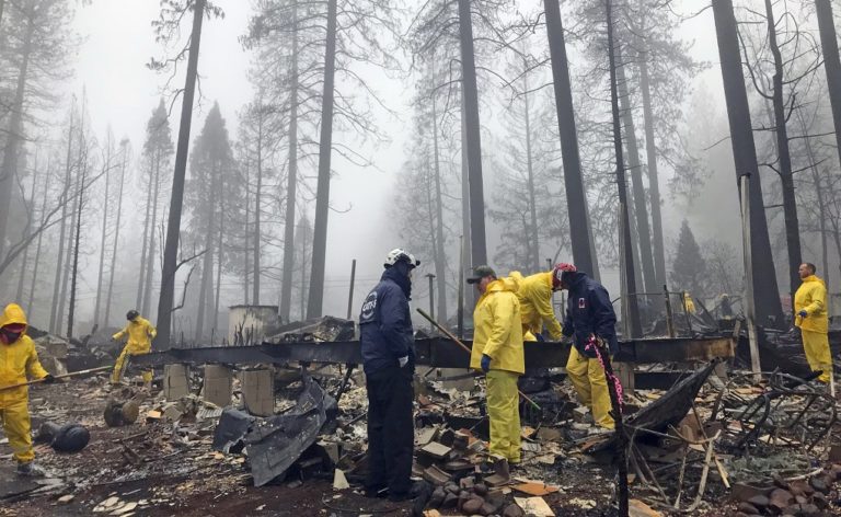 Στους 87 οι νεκροί από τις πυρκαγιές στην Καλιφόρνια