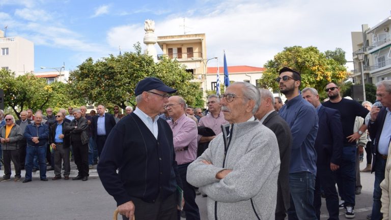 Συλλαλητήριο στον Άγιο Νικόλαο για τις αντικειμενικές