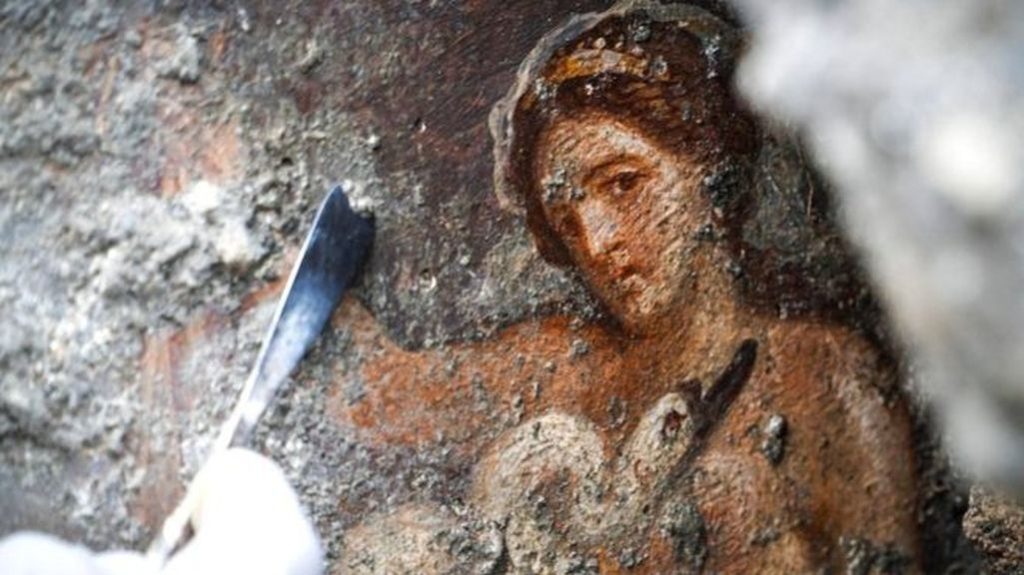 Ερωτική νωπογραφία ανακαλύφθηκε στον αρχαιολογικό χώρο της Πομπηίας