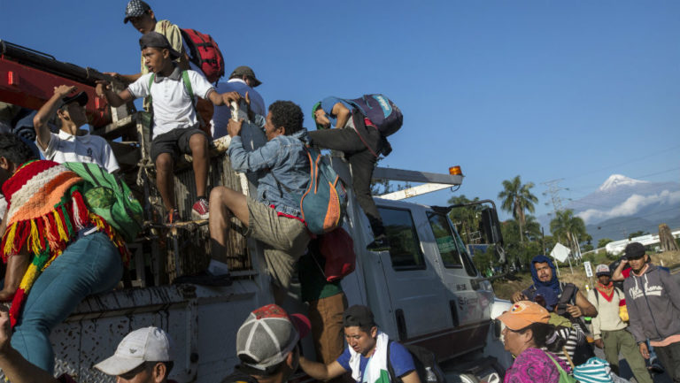 Έφτασαν στο Μεξικό από την Ονδούρα 5.500 μετανάστες