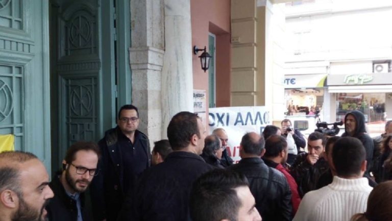 Διαμαρτυρία για τα δικαιώματα των Μηχανικών Τ.Ε.