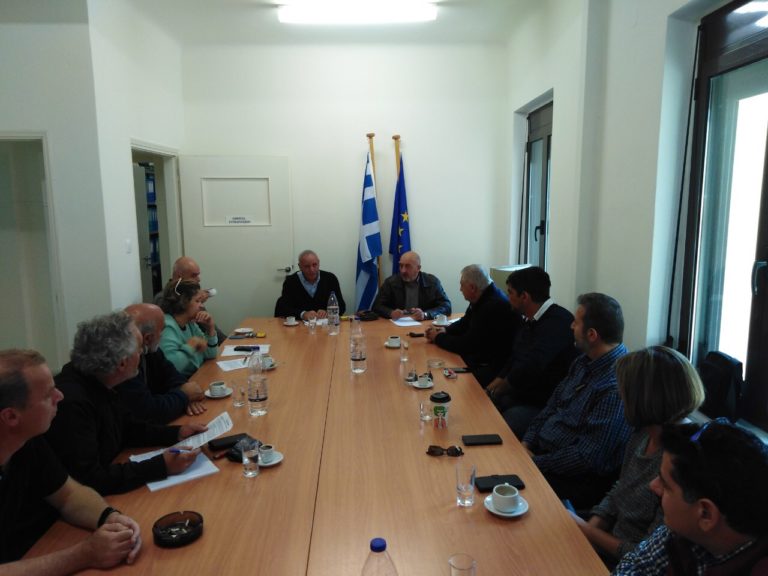 Χανιά: Σύσκεψη και αυτοψία για την πορεία των έργων στον Δ. Σφακίων