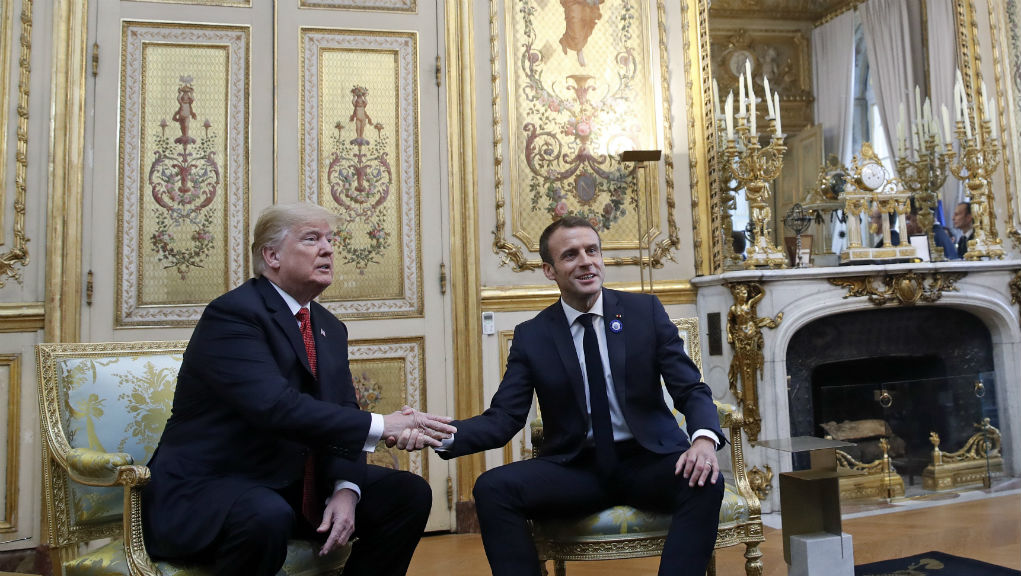 Γαλλία-ΗΠΑ: Εποικοδομητικές οι συνομιλίες Τραμπ-Μακρόν