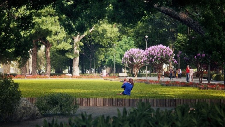 Στο πάρκο Γεωργιάδη ο δήμαρχος – Ενημερώνει για το έργο