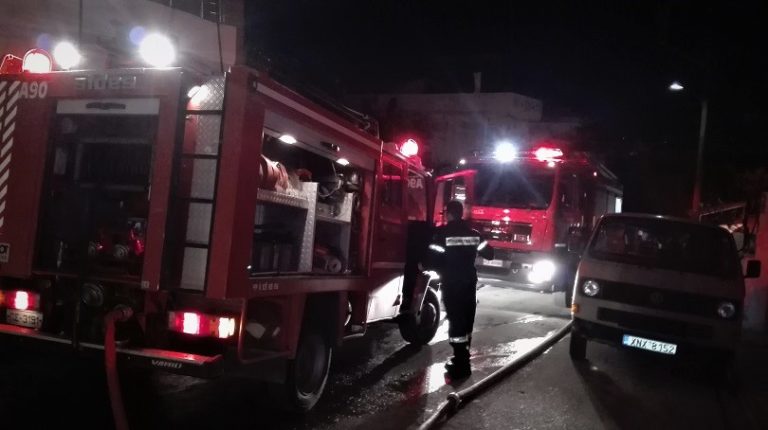 Χανιά: Αναστάτωση από πυρκαγιά στο κέντρο της πόλης
