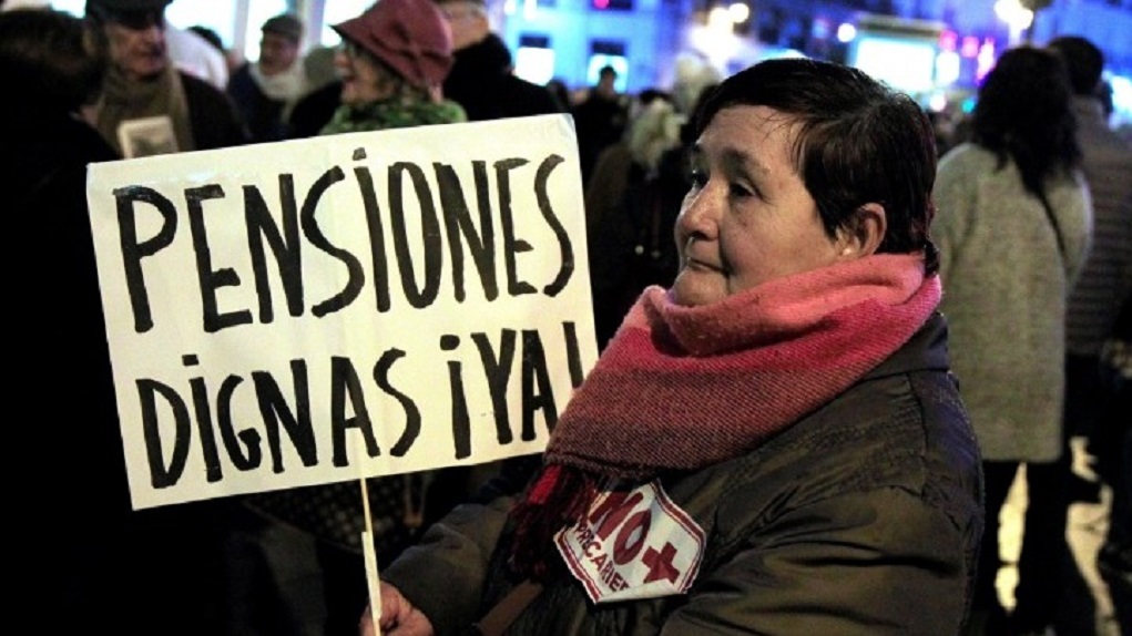 Για “αξιοπρεπείς συντάξεις” διαδηλώνουν οι Ισπανοί