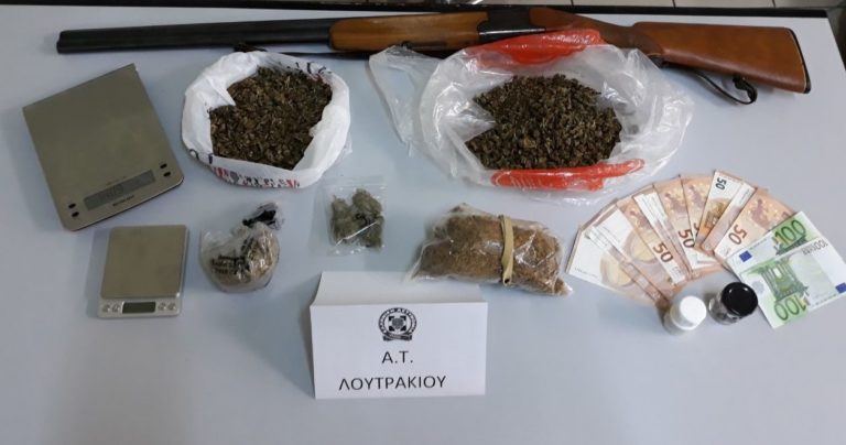 Κορινθία: Συλλήψεις για ναρκωτικά και όπλα