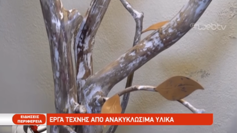 Έργα τέχνης από ανακυκλωμένα υλικά (video)