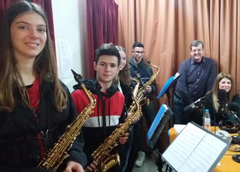 Η Big Band του Μουσικού Σχολείου στην ΕΡΤ Λάρισας