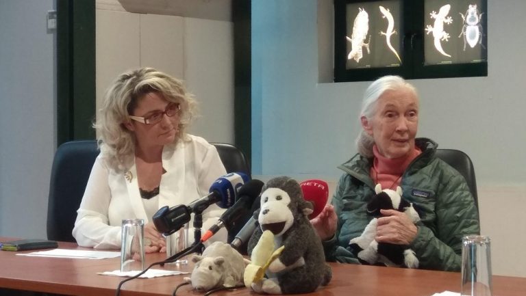 Καθηλωτική η Jane Goodall στο Ηράκλειο