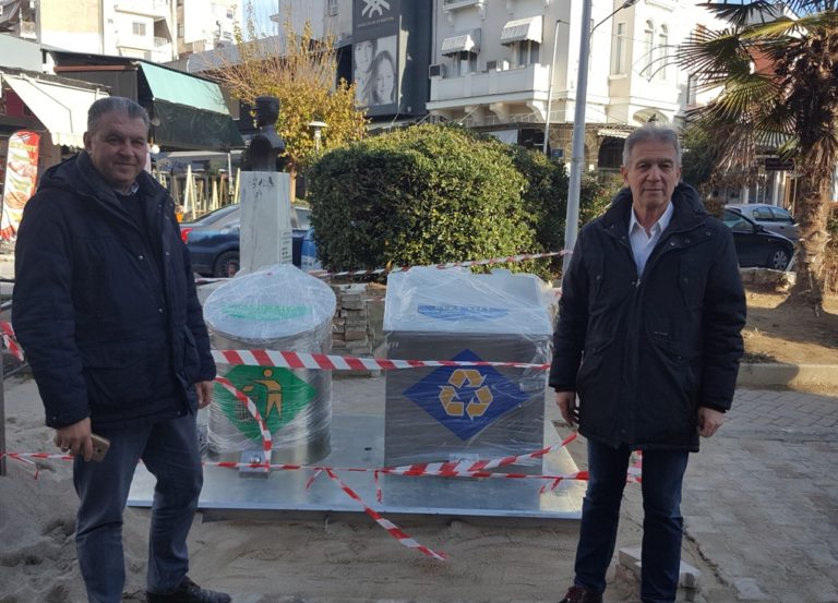 Σέρρες: Ξεκίνησε η τοποθέτηση υπόγειων κάδων απορριμμάτων