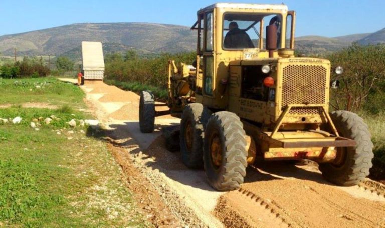 Τρίκαλα: Κονδύλι 1,7 εκατ. ευρώ για αγροτική οδοποιία σε Δήμους