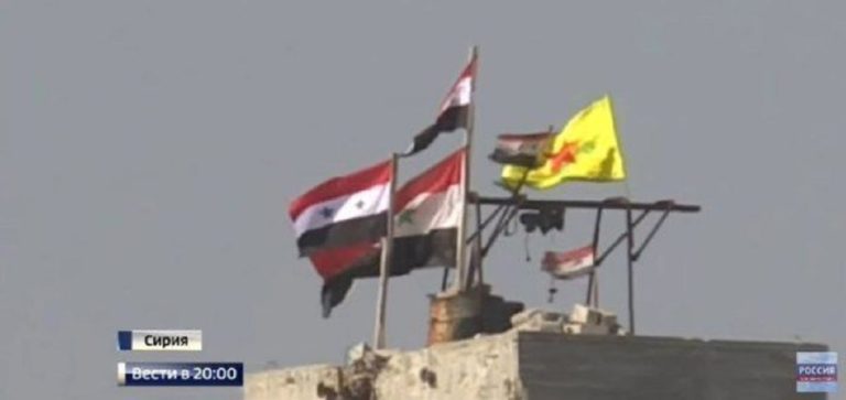 Σήκωσαν συριακή σημαία στο Μάνμπιτζ- Μέτωπο Κούρδων και Άσαντ έναντι της Τουρκίας (video)
