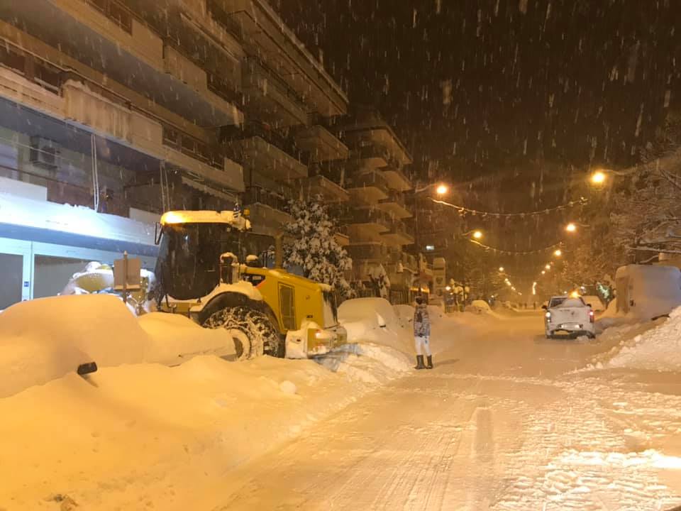 Γρεβενά: Κατάσταση έκτακτης ανάγκης λόγω του χιονιά