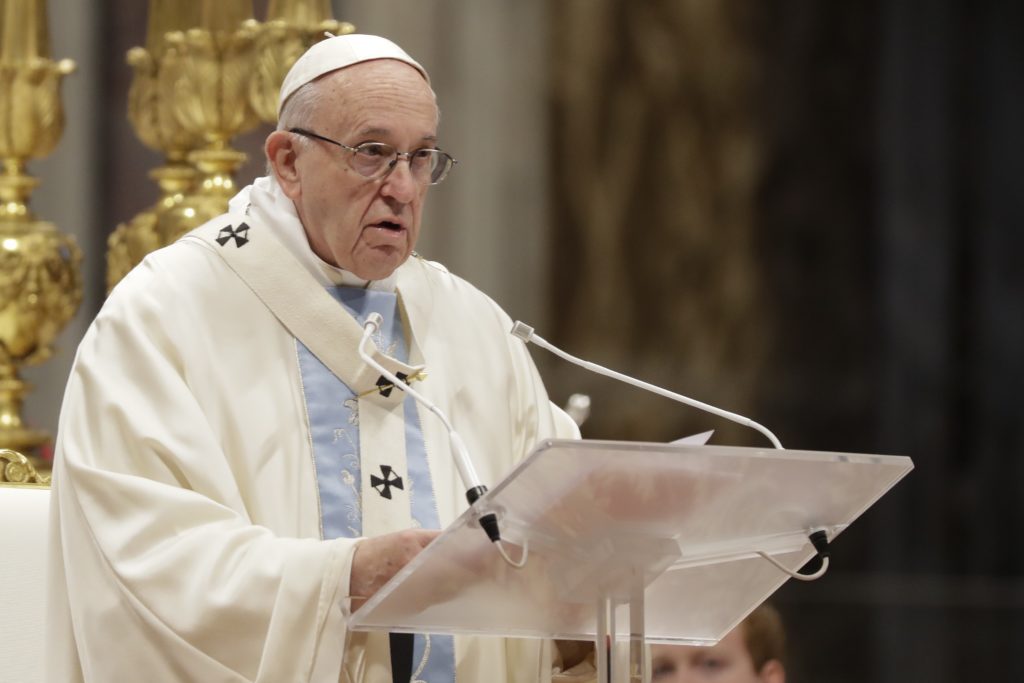 Την έλλειψη ενότητας στον κόσμο στιγμάτισε ο Πάπας