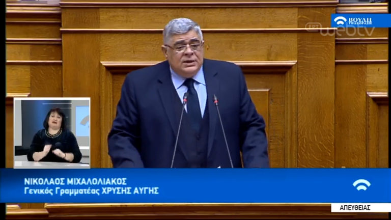 Ν. Μιχαλολιάκος: Δεν δίνουμε ψήφο εμπιστοσύνης (video)