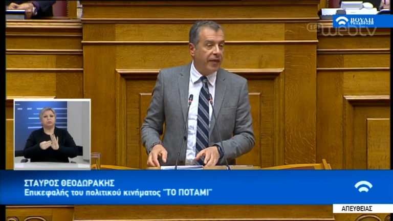 Στ. Θεοδωράκης: Θετική ψήφος για Πρέσπες δεν σημαίνει ψήφος εμπιστοσύνης (video)