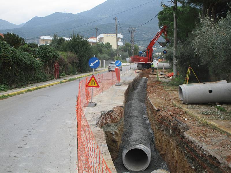 Kαλαμάτα: Ξανάρχισαν τα έργα στον κόμβο στο “Φωτεινή”