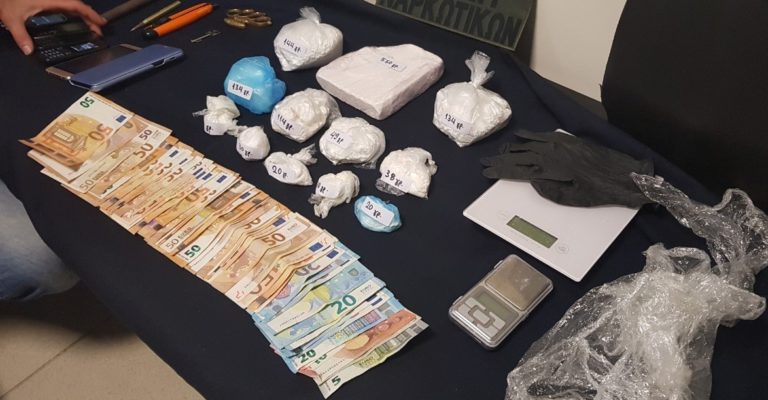 Ηράκλειο: Συνελήφθησαν τέσσερις για διακίνηση κοκαΐνης