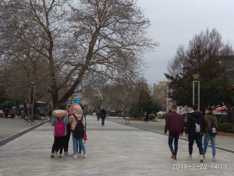 Κομοτηνή:  Ανθισμένες Μανόλιες στο κέντρο της πόλης