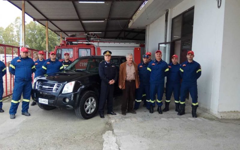 Η πυροσβεστική Λεχαινών τίμησε τον M. Μπαλαούρα