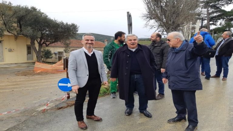 Στο εργοτάξιο της Αυγενικής ο δήμαρχος Ηρακλείου