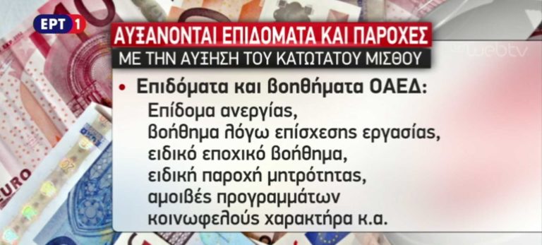 Φωτίου: Αυξάνονται 24 επιδόματα μαζί με τον κατώτατο μισθό (video)