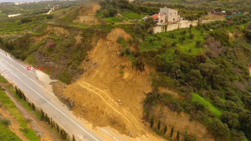 Κλειστή για μια ακόμη εβδομάδα η Ε.Ο. Χανίων-Κισάμου