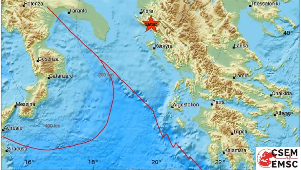 Σεισμός 4,7 Ρίχτερ ταρακούνησε την Κέρκυρα