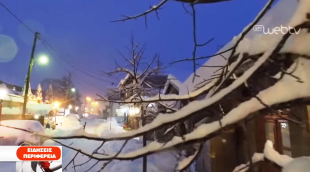 Το χιόνι ανέδειξε την αλληλεγγύη των κατοίκων στον Πεντάλοφο Κοζάνης (video)