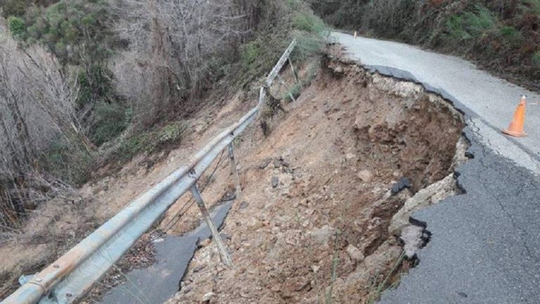 Ταΰγετος: Καθιζήσεις και κατολισθήσεις στο επαρχιακό οδικό δίκτυο