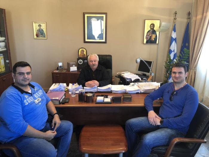 Με τον δήμαρχο Μυλοποτάμου συναντήθηκαν οι αστυνομικοί του Ρεθύμνου