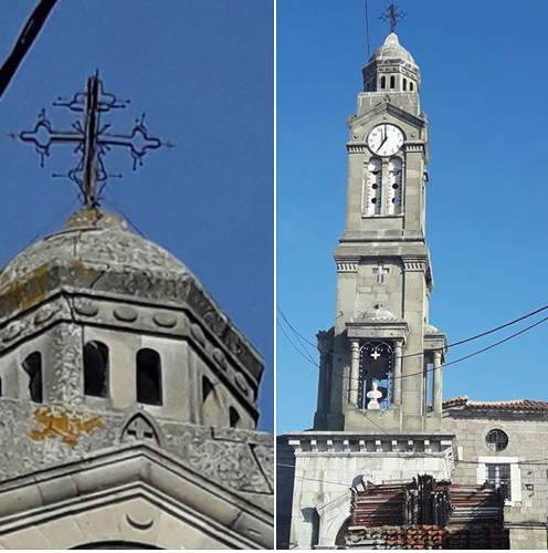 Αποκατάσταση ζημιών στο καμπαναριό του Αγίου Προκοπίου στο Ίππειος