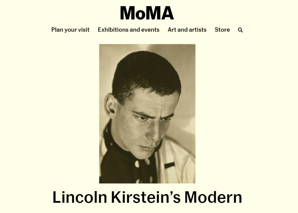 Έκθεση αφιερωμένη στον Λίνκολν Κιρστάιν στο MoMA της Νέας Υόρκης