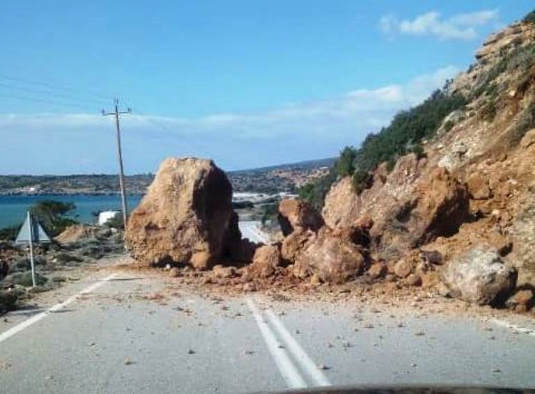 Ο Δήμος Κισάμου για την πτώση βράχου στην Χρυσοσκαλίτισσα