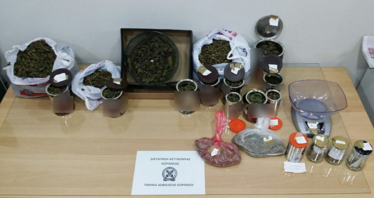 Συλλήψεις για ναρκωτικά στην Κορινθία