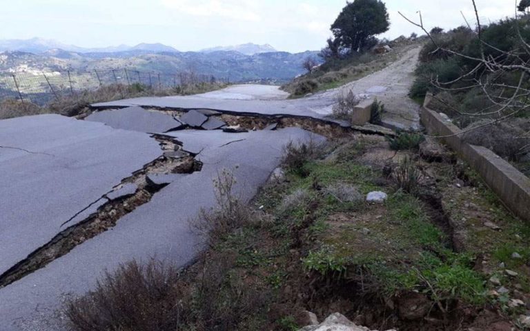 Ρέθυμνο: Ποσό €5 εκατ. για αποκατάσταση ζημιών στο οδικό δίκτυο