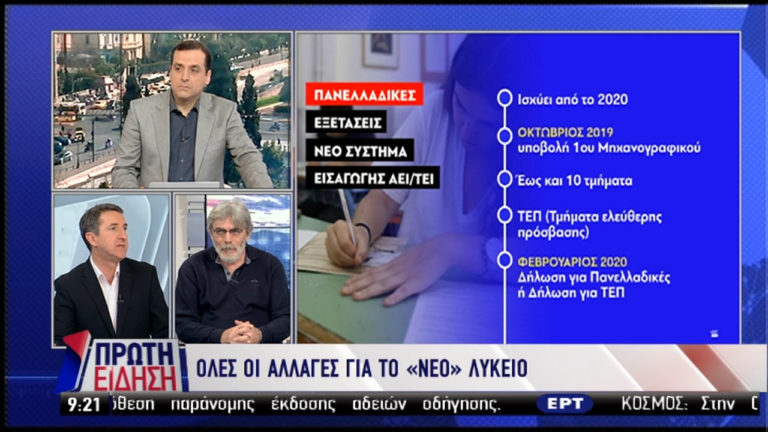 Όλες οι αλλαγές για το «νέο» Λύκειο (video)